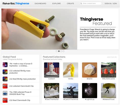 thingivers|Where to Find STL Files for 3D Printing .